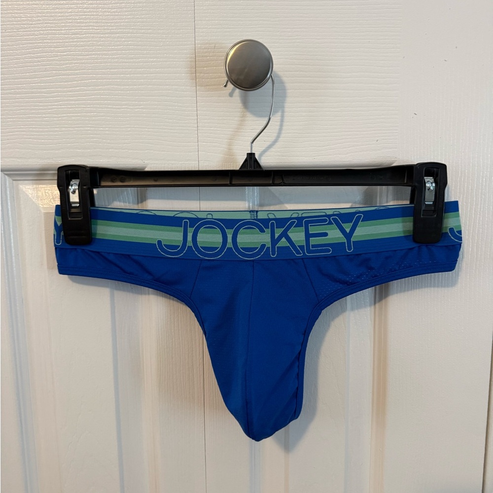 Jockey Men's Vibrant blue thong